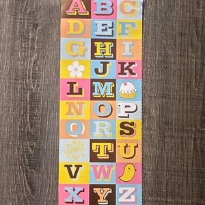 💞 New Multicolor Alphabet Scrapbook Stickers